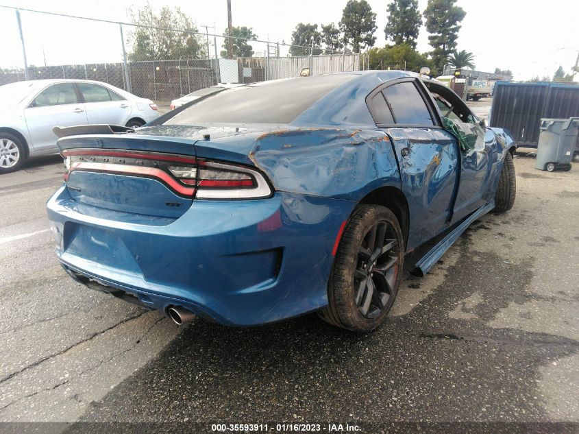 2022 DODGE CHARGER GT VIN: 2C3CDXHGXNH169719
