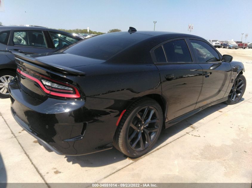 2022 DODGE CHARGER GT VIN: 2C3CDXHG9NH169937