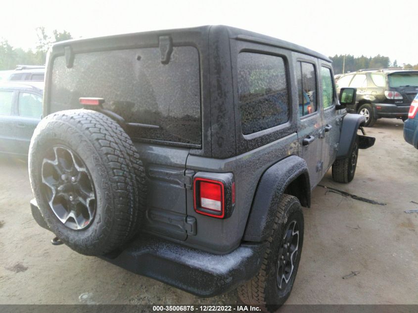 2021 JEEP WRANGLER UNLIMITED SPORT S VIN: 1C4HJXDN6MW729671