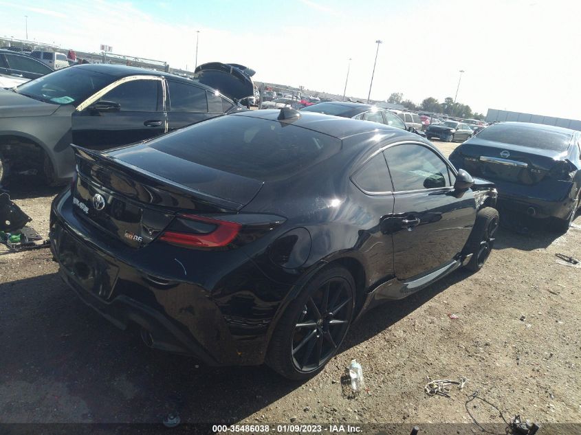 2022 TOYOTA GR86 PREMIUM VIN: JF1ZNBF10N8753630