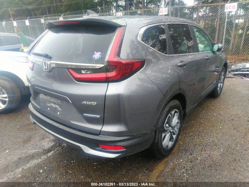 2022 HONDA CR-V HYBRID EX VIN: 5J6RT6H53NL023631