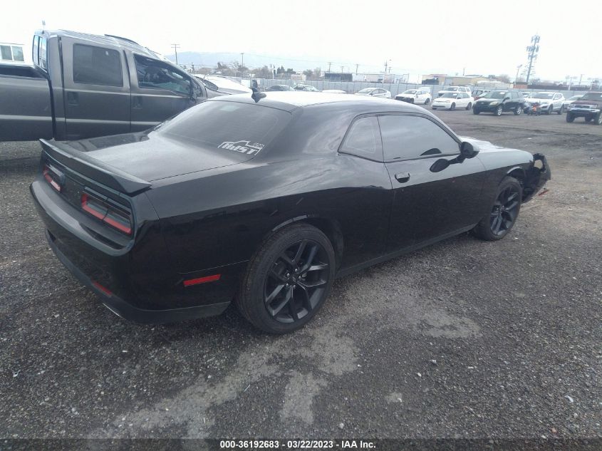 2022 DODGE CHALLENGER SXT VIN: 2C3CDZAG3NH155926
