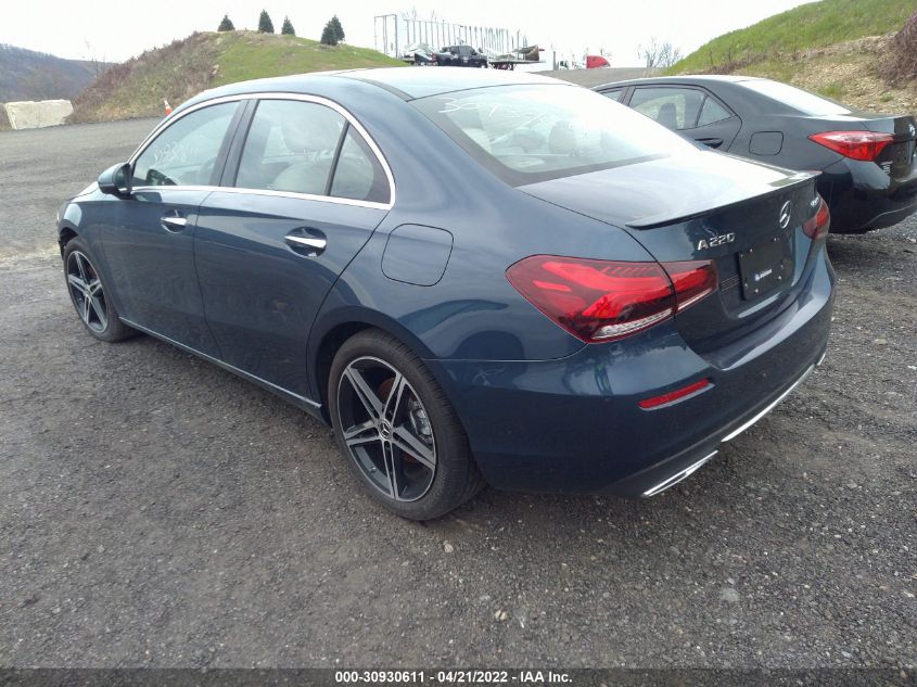 2021 MERCEDES-BENZ A-CLASS A 220 VIN: W1K3G4FB6MJ299752