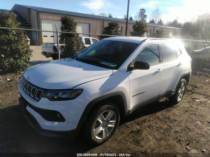 2022 JEEP COMPASS LATITUDE VIN: 3C4NJDBB5NT180322