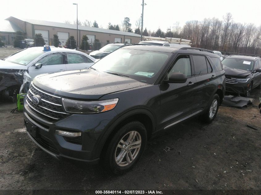 2022 FORD EXPLORER XLT VIN: 1FMSK8DH9NGB38079