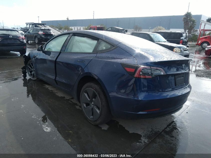 2023 TESLA MODEL 3 VIN: 5YJ3E1EA5PF476536