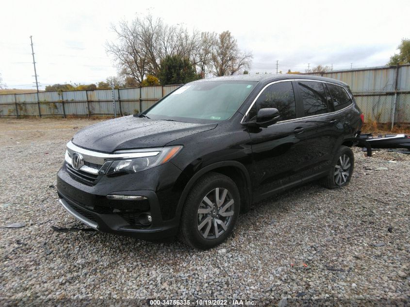 2021 HONDA PILOT EX-L VIN: 5FNYF6H58MB091174