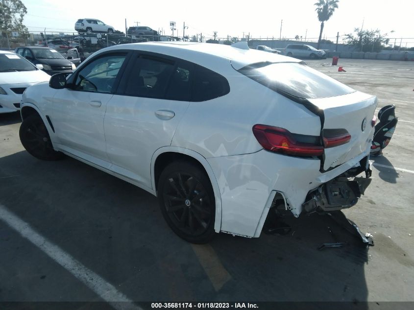 2022 BMW X4 M40I VIN: 5UX43DT03N9M58208