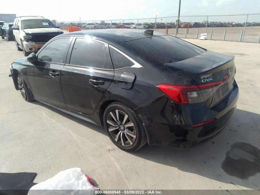 2022 HONDA CIVIC SEDAN EX VIN: JHMFE1F77NX003013