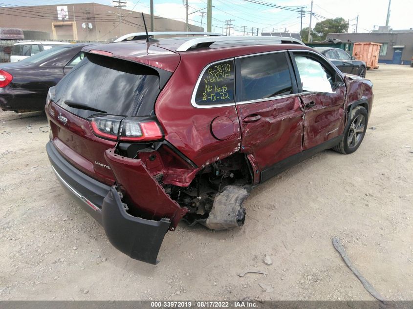 2020 JEEP CHEROKEE LIMITED VIN: 1C4PJMDN4LD588247