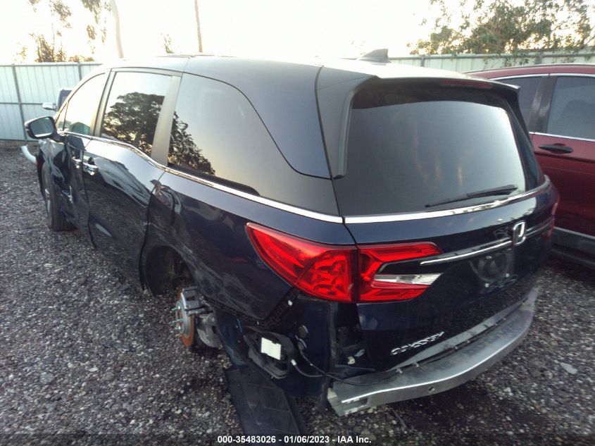 2022 HONDA ODYSSEY EX VIN: 5FNRL6H59NB035811