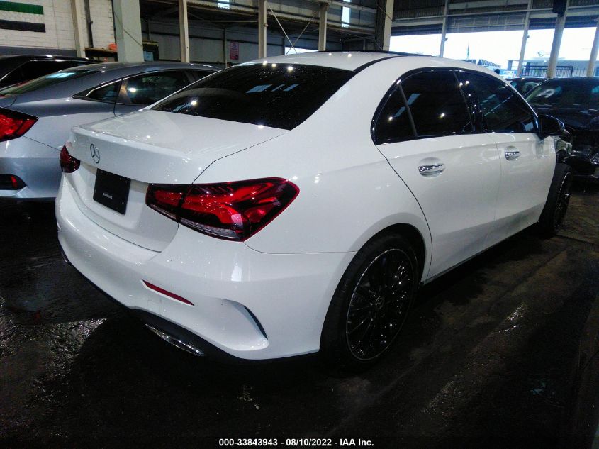 2021 MERCEDES-BENZ A-CLASS A 220 VIN: 00K3G4EB6MJ316714