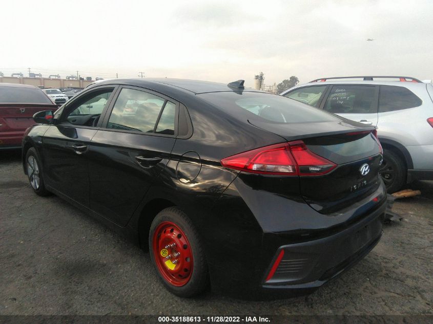 2020 HYUNDAI IONIQ HYBRID BLUE VIN: KMHC65LC9LU210295
