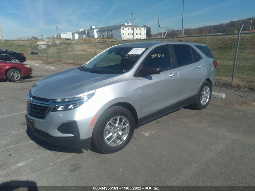 2022 CHEVROLET EQUINOX LS VIN: 3GNAXHEV3NS101060