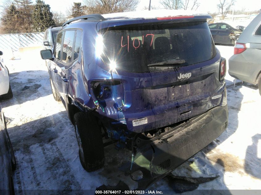 2021 JEEP RENEGADE LATITUDE VIN: ZACNJCBB2MPM45355