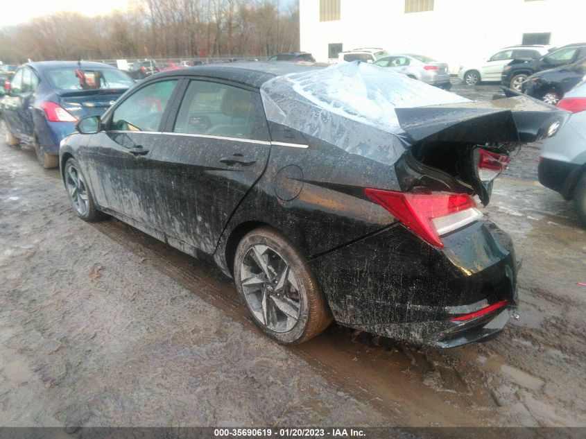 2022 HYUNDAI ELANTRA LIMITED VIN: 5NPLP4AG1NH066935