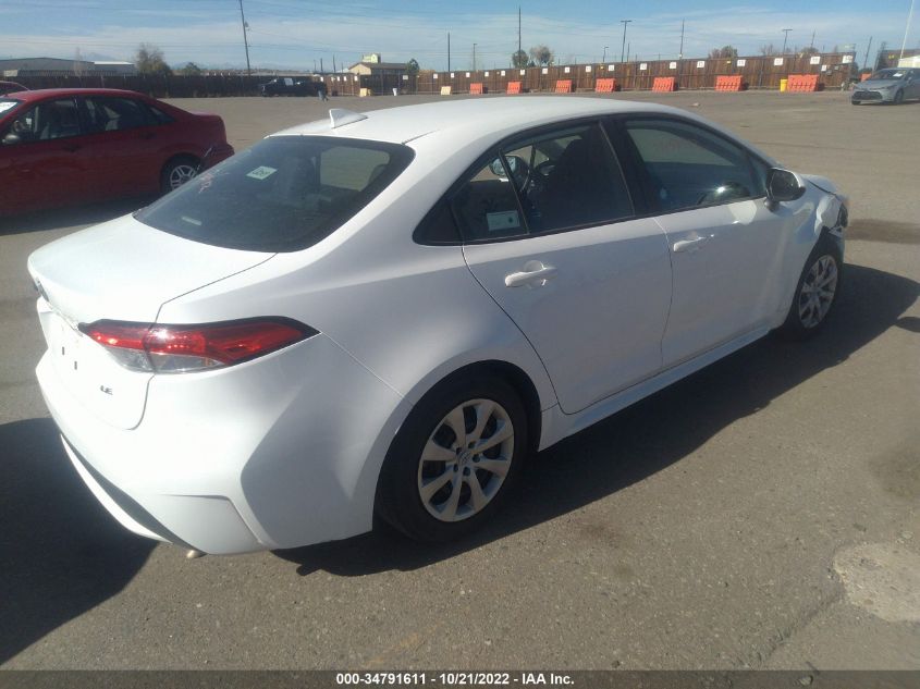 2021 TOYOTA COROLLA LE VIN: 5YFEPMAE3MP208033