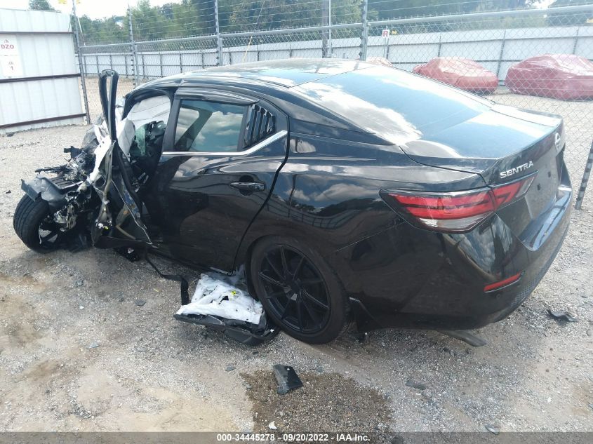 2022 NISSAN SENTRA S VIN: 3N1AB8BV9NY206875