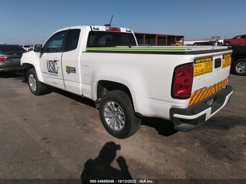 2021 CHEVROLET COLORADO 2WD LT VIN: 1GCHSCEAXM1271163