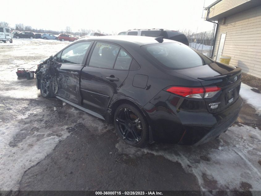 2022 TOYOTA COROLLA SE/SE NIGHTSHADE/APEX SE VIN: 5YFS4MCE6NP119843