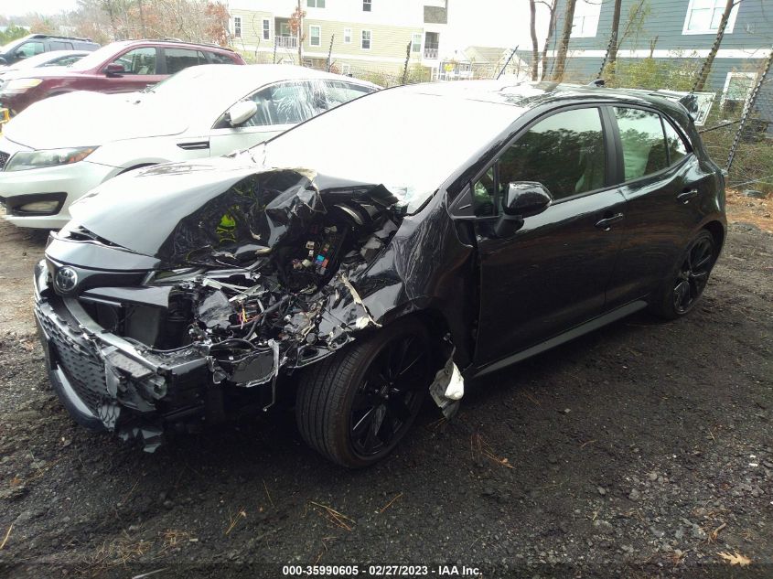 2022 TOYOTA COROLLA HATCHBACK SE/NIGHTSHADE/XSE VIN: JTND4MBE3N3179657