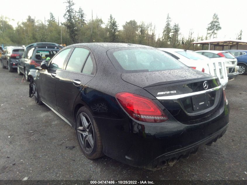 2021 MERCEDES-BENZ C-CLASS AMG C 43 VIN: W1KWF6EB9MR617202