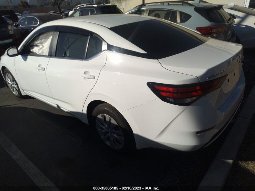 2022 NISSAN SENTRA S VIN: 3N1AB8BV5NY239971