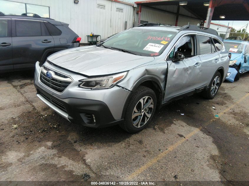 2022 SUBARU OUTBACK LIMITED VIN: 4S4BTANC0N3128202