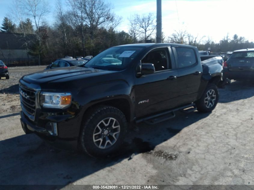 2022 GMC CANYON 4WD AT4 W/CLOTH VIN: 1GTG6FENXN1181579