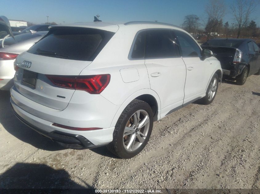 2021 AUDI Q3 S LINE PREMIUM VIN: WA1DECF37M1039099