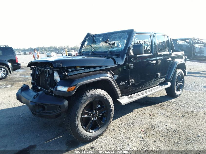 2022 JEEP WRANGLER UNLIMITED SAHARA ALTITUDE VIN: 1C4HJXENXNW267700
