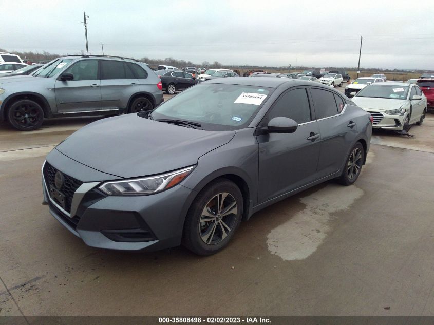 2022 NISSAN SENTRA SV VIN: 3N1AB8CV2NY297129