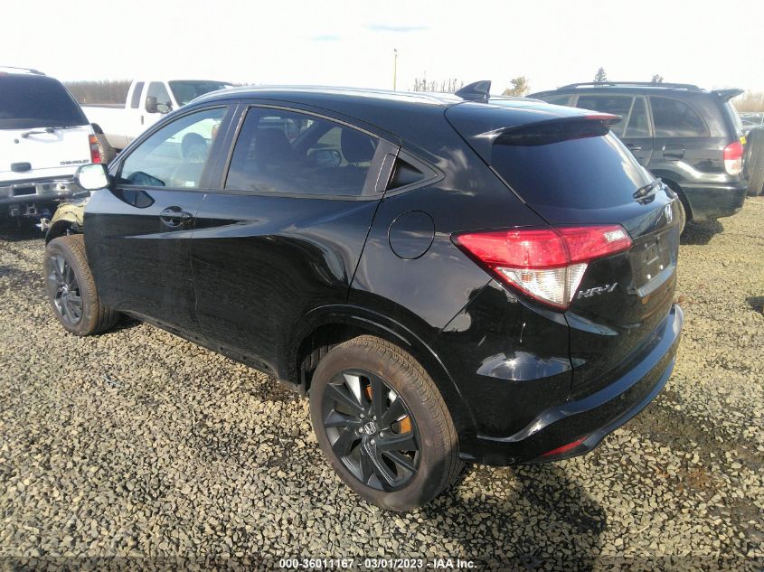 2022 HONDA HR-V SPORT VIN: 3CZRU6H12NM724279