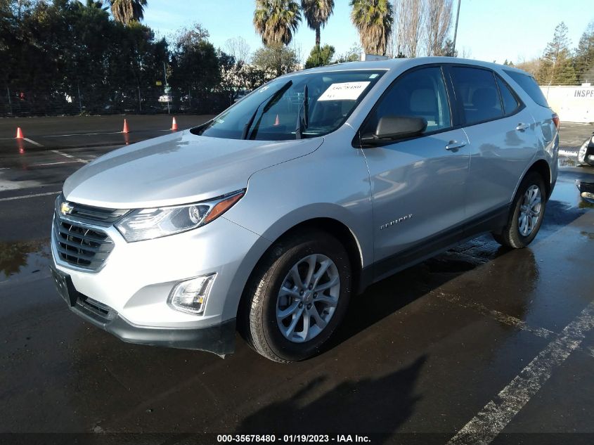 2021 CHEVROLET EQUINOX LS VIN: 3GNAXHEV4MS147009