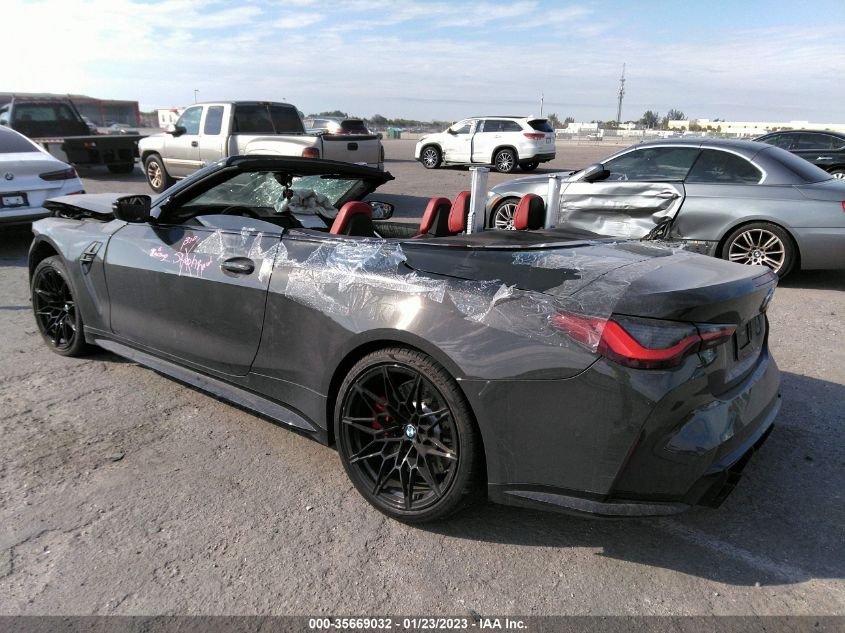 2022 BMW M4 COMPETITION XDRIVE VIN: WBS33BA07NCJ19032