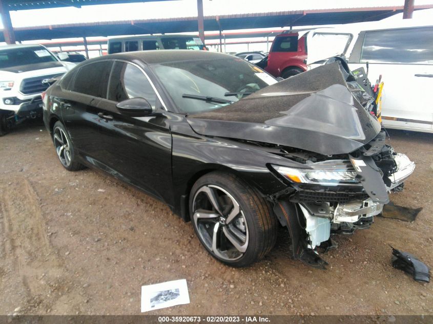 2022 HONDA ACCORD SEDAN SPORT VIN: 1HGCV1F31NA111245