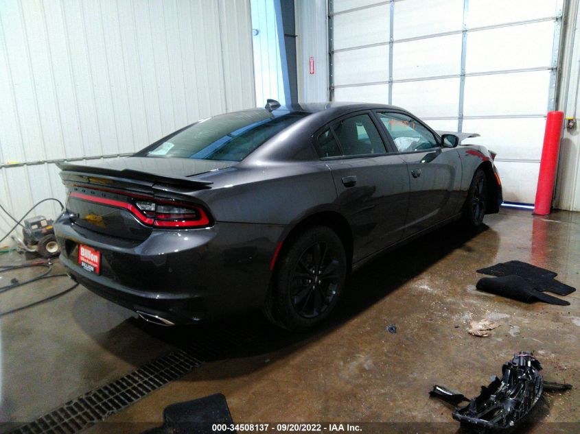 2022 DODGE CHARGER SXT VIN: 2C3CDXJG1NH167366