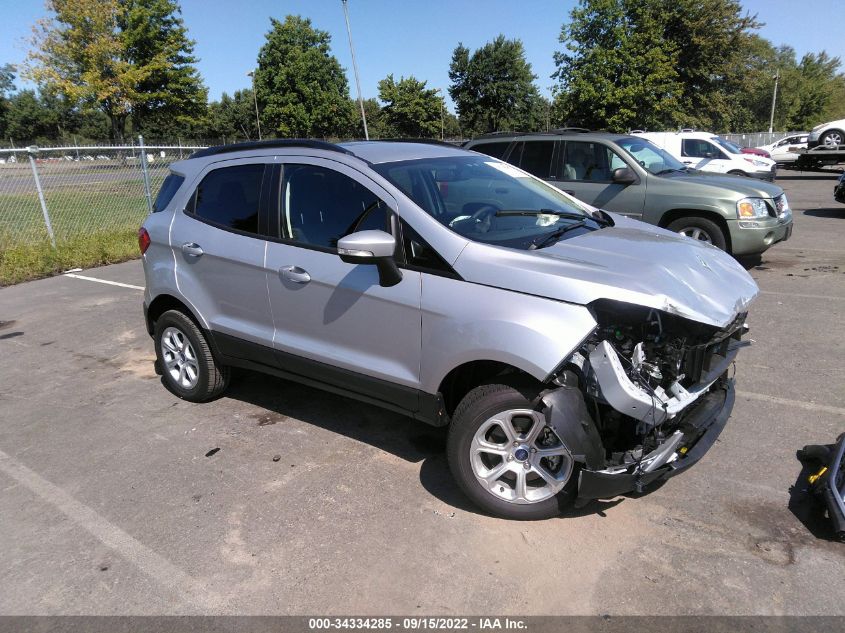 2022 FORD ECOSPORT SE VIN: MAJ6S3GL6NC462886