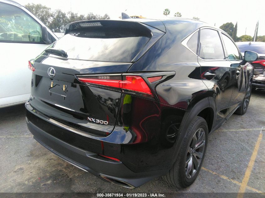 2021 LEXUS NX NX 300 F SPORT VIN: JTJSARBZ8M2181457