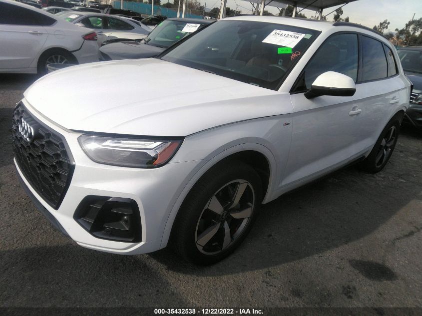 2022 AUDI Q5 S LINE PREMIUM PLUS VIN: WA1EAAFY0N2012628