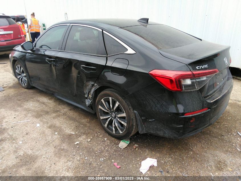 2022 HONDA CIVIC SEDAN EX VIN: JHMFE1F77NX007658