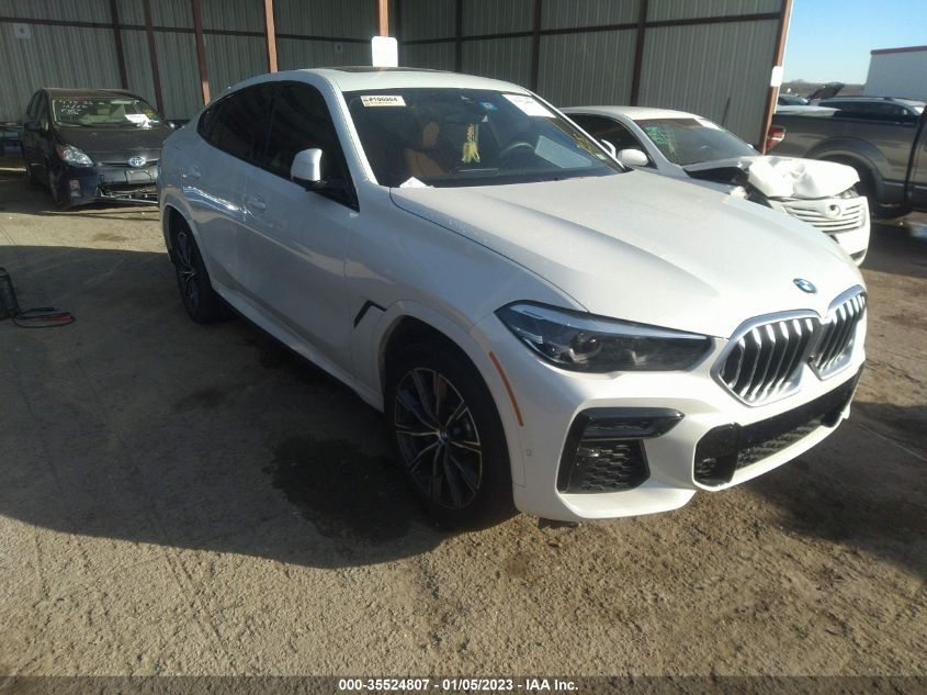 2023 BMW X6 XDRIVE40I VIN: 5UXCY6C08P9N44478