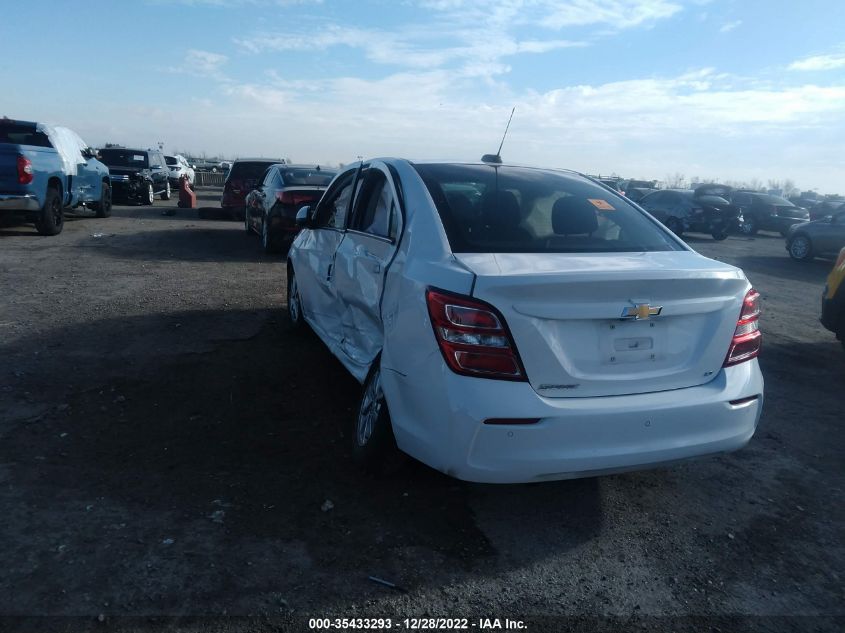2020 CHEVROLET SONIC LT VIN: 1G1JD5SB3L4142787
