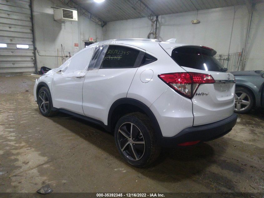 2021 HONDA HR-V EX-L VIN: 3CZRU6H75MM703414