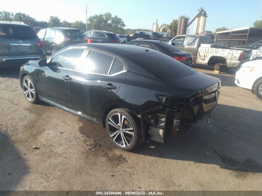 2021 NISSAN SENTRA SR VIN: 3N1AB8DV5MY314146