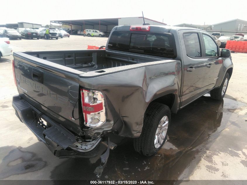 2022 CHEVROLET COLORADO 2WD LT VIN: 1GCGSCEN7N1251386