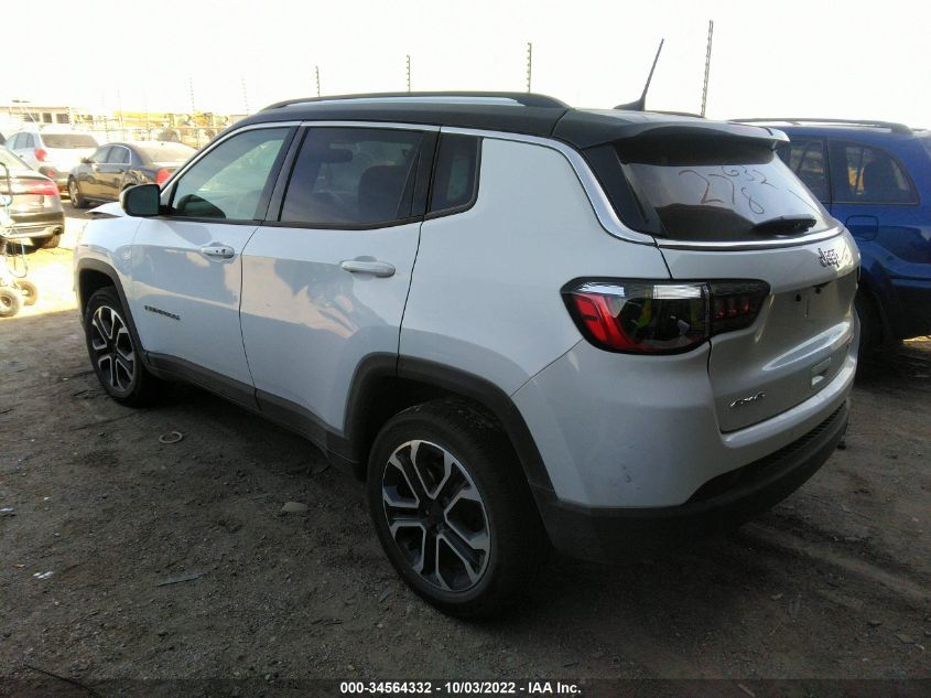 2022 JEEP COMPASS LIMITED VIN: 3C4NJDCB5NT145309