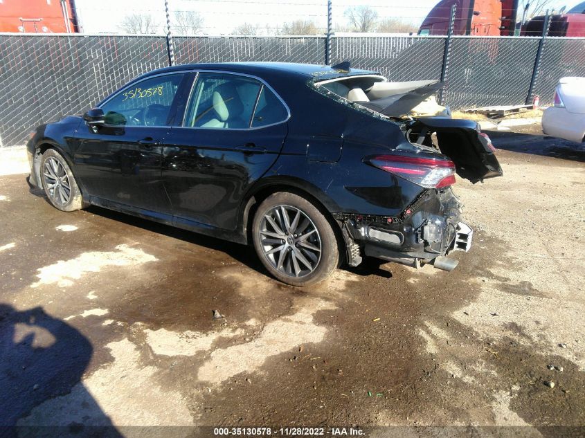 2022 TOYOTA CAMRY HYBRID XLE VIN: 4T1F31AK2NU591340