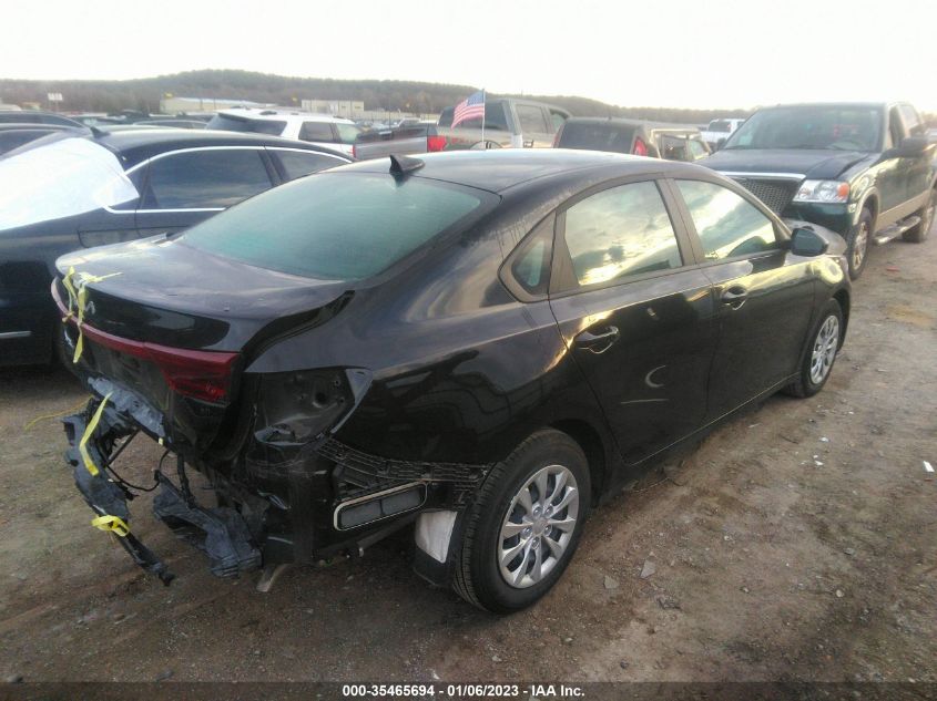 2022 KIA FORTE FE VIN: 3KPF24AD1NE500910