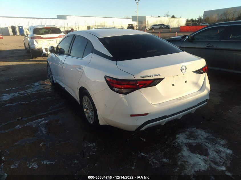 2022 NISSAN SENTRA S VIN: 3N1AB8BV0NY281352